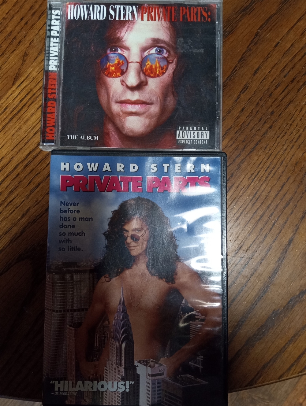 Howard Stern "Private Parts" CD & DVD Set - Red, Blue, Black